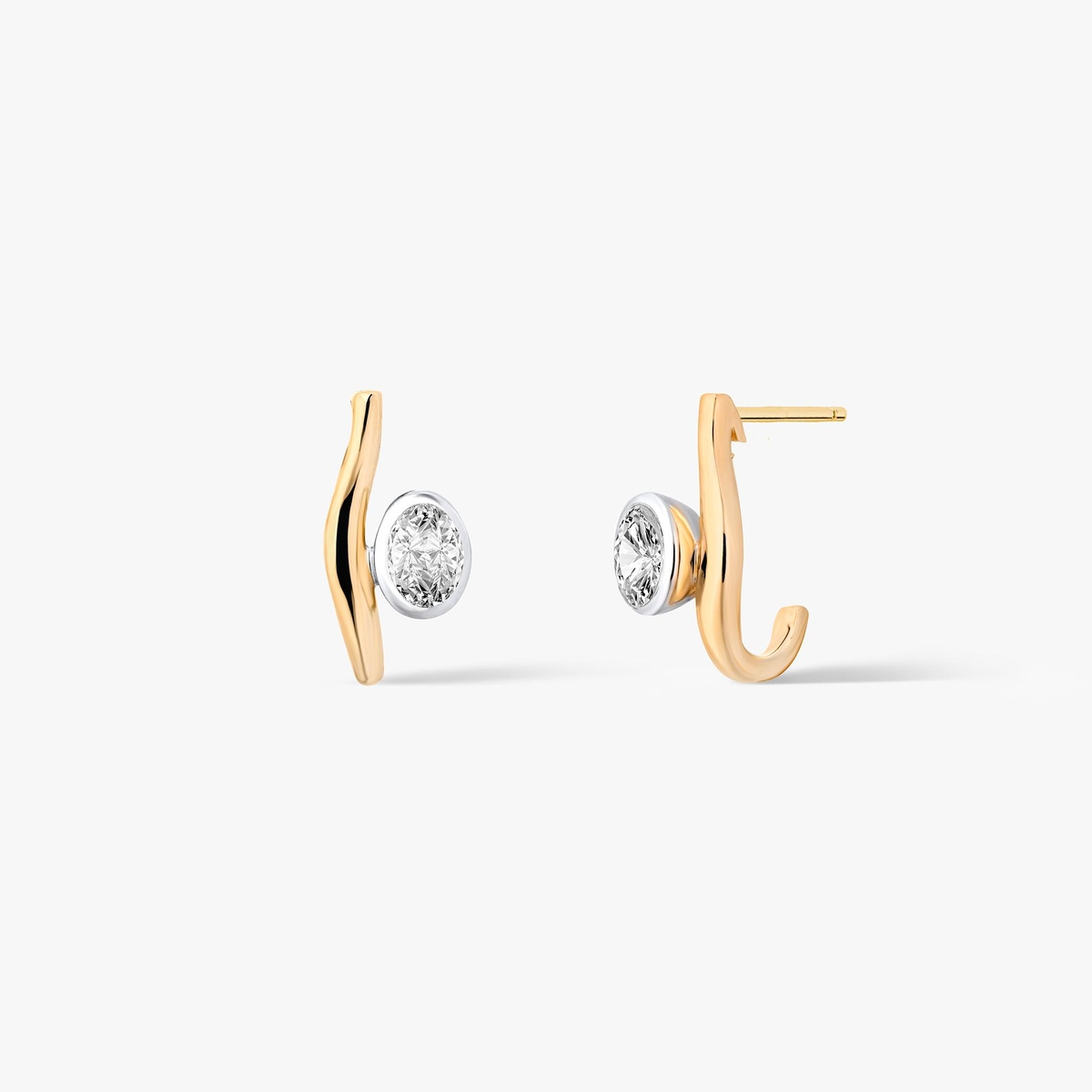 Kolczyki złote Nuova