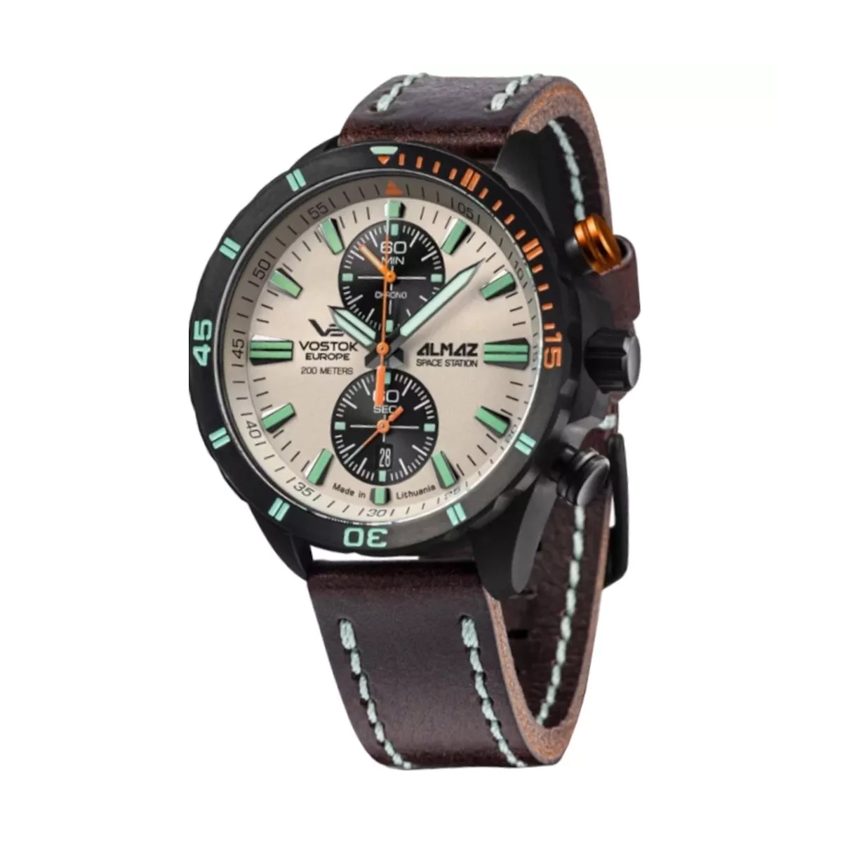 ZEGAREK VOSTOK EUROPE ALMAZ SPACE STATION CHRONO