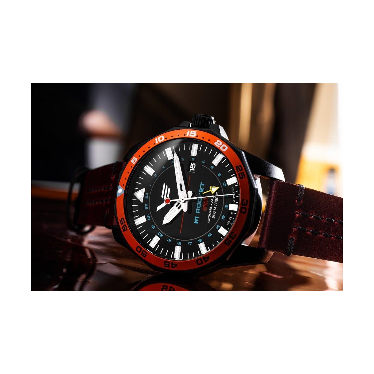 ZEGAREK VOSTOK EUROPE ROCKET N-1 AUTOMATIC GMT