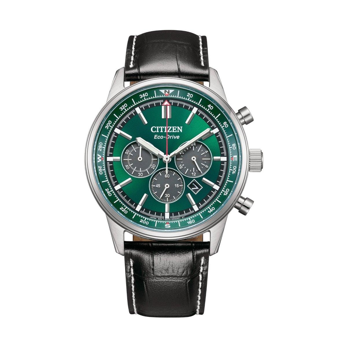ZEGAREK CITIZEN ECO-DRIVE PILOT CHRONOGRAPH