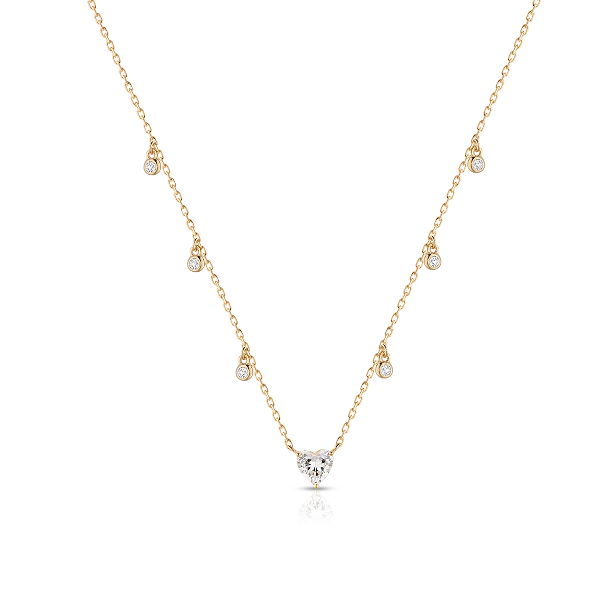 Naszyjnik srebrny pozłacany