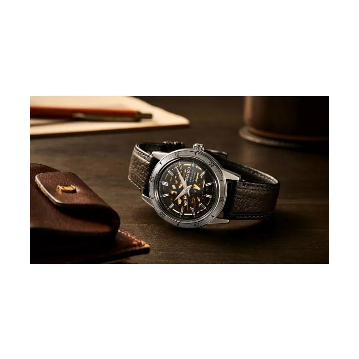 ZEGAREK SEIKO PRESAGE STYLE 60''S SKELETON AUTOMATIC