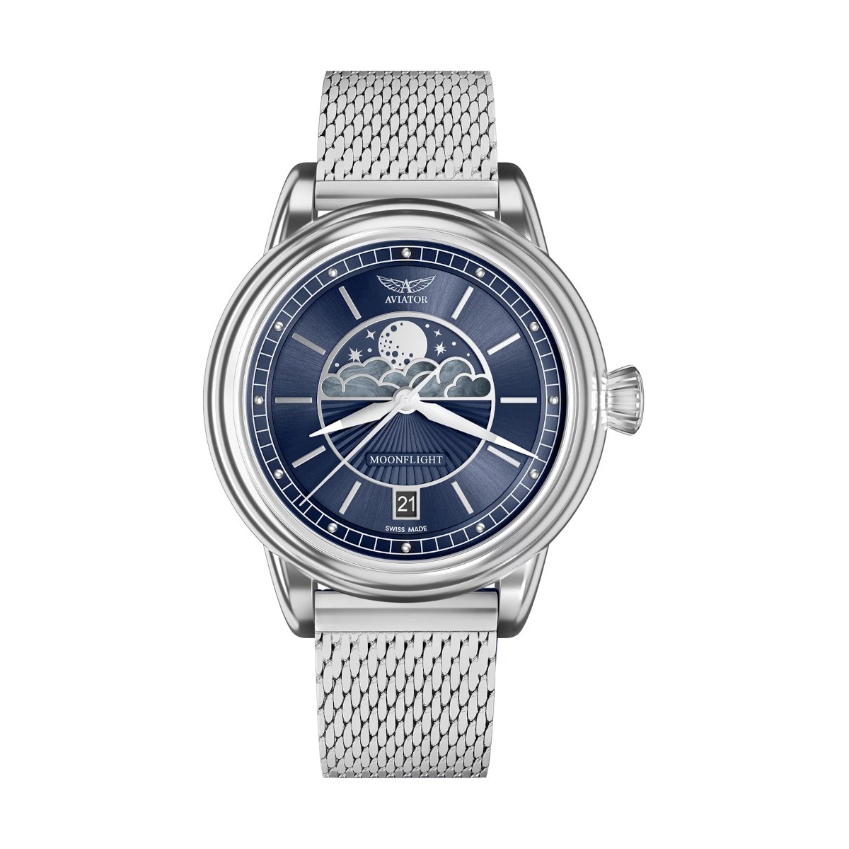 ZEGAREK AVIATOR DOUGLAS MOONFLIGHT