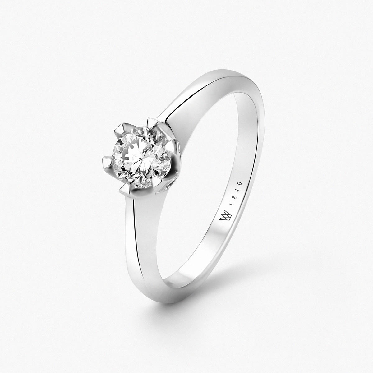 Pierścionek złoty zaręczynowy Jedyny