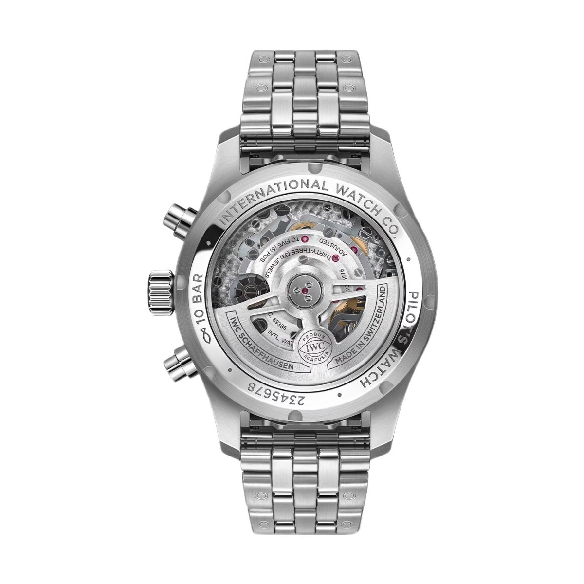 ZEGAREK IWC SCHAFFHAUSEN PILOT'S AUTOMATIC CHRONOGRAPH