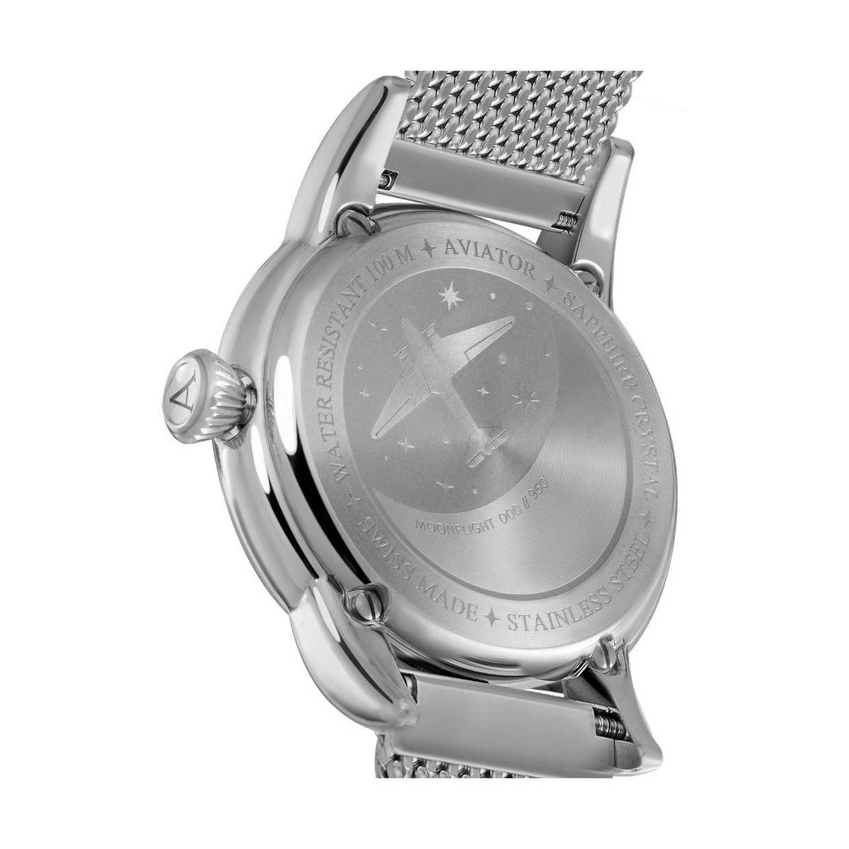 ZEGAREK AVIATOR DOUGLAS MOONFLIGHT DIAMOND EDITION