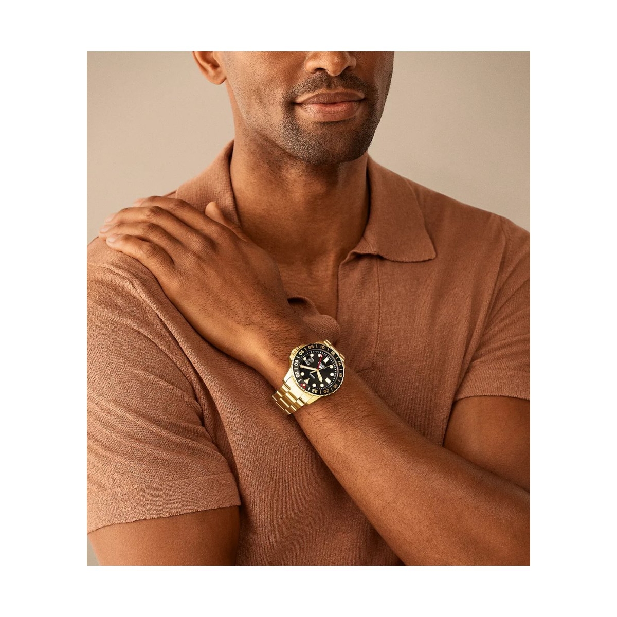 ZEGAREK FOSSIL BLUE GMT