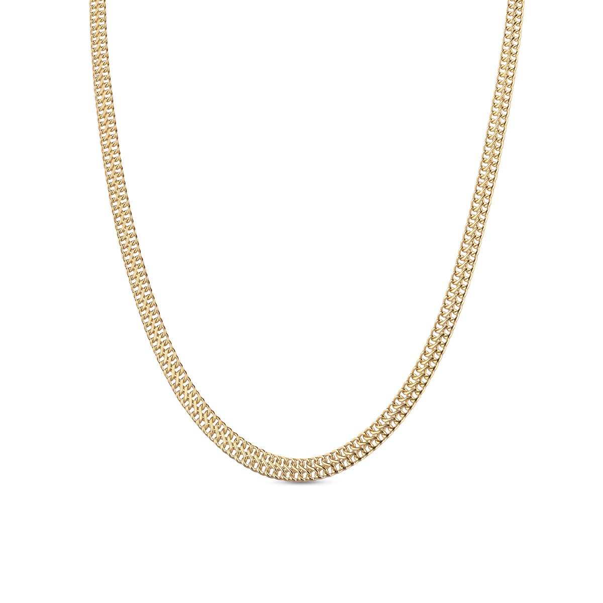 Łańcuszek złoty fantazyjny