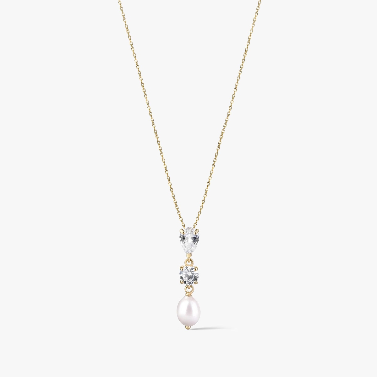 Wisiorek złoty z perłą Ceremonials