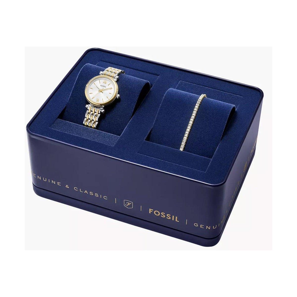 ZEGAREK FOSSIL CARLIE SET