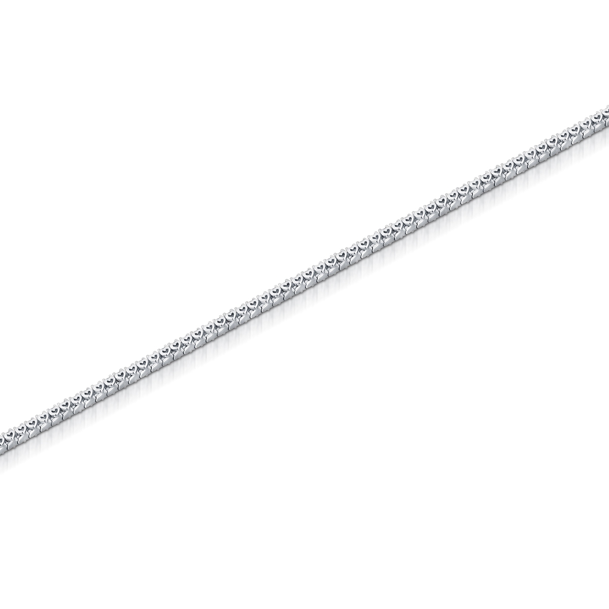 Naszyjnik białe złoto Recarlo