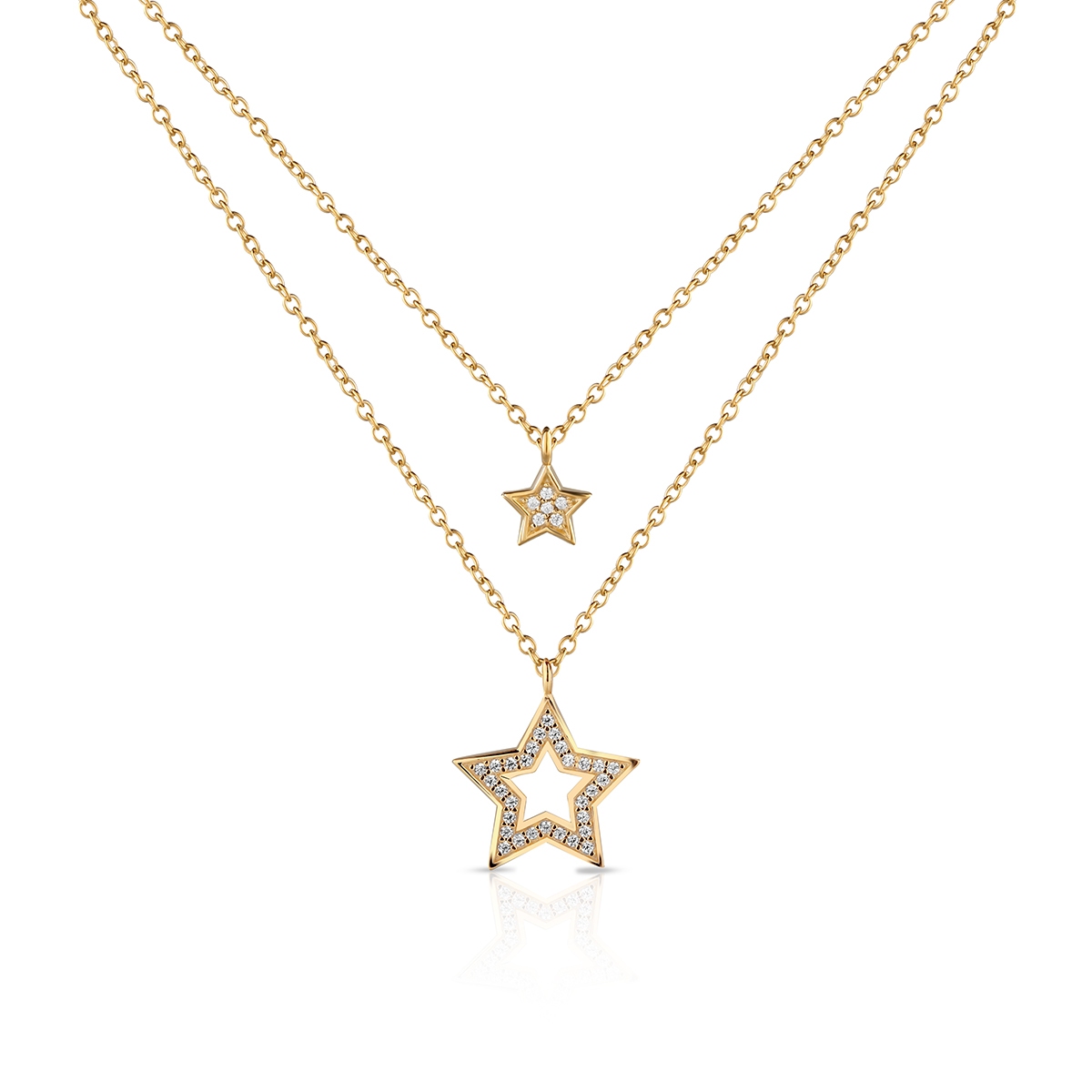 Naszyjnik srebrny Little Star