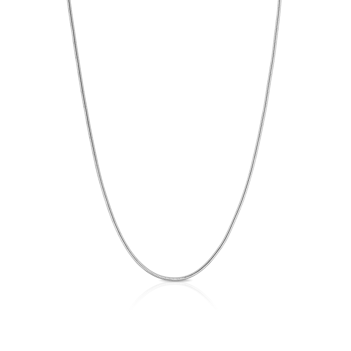 Łańcuszek srebrny żmijka