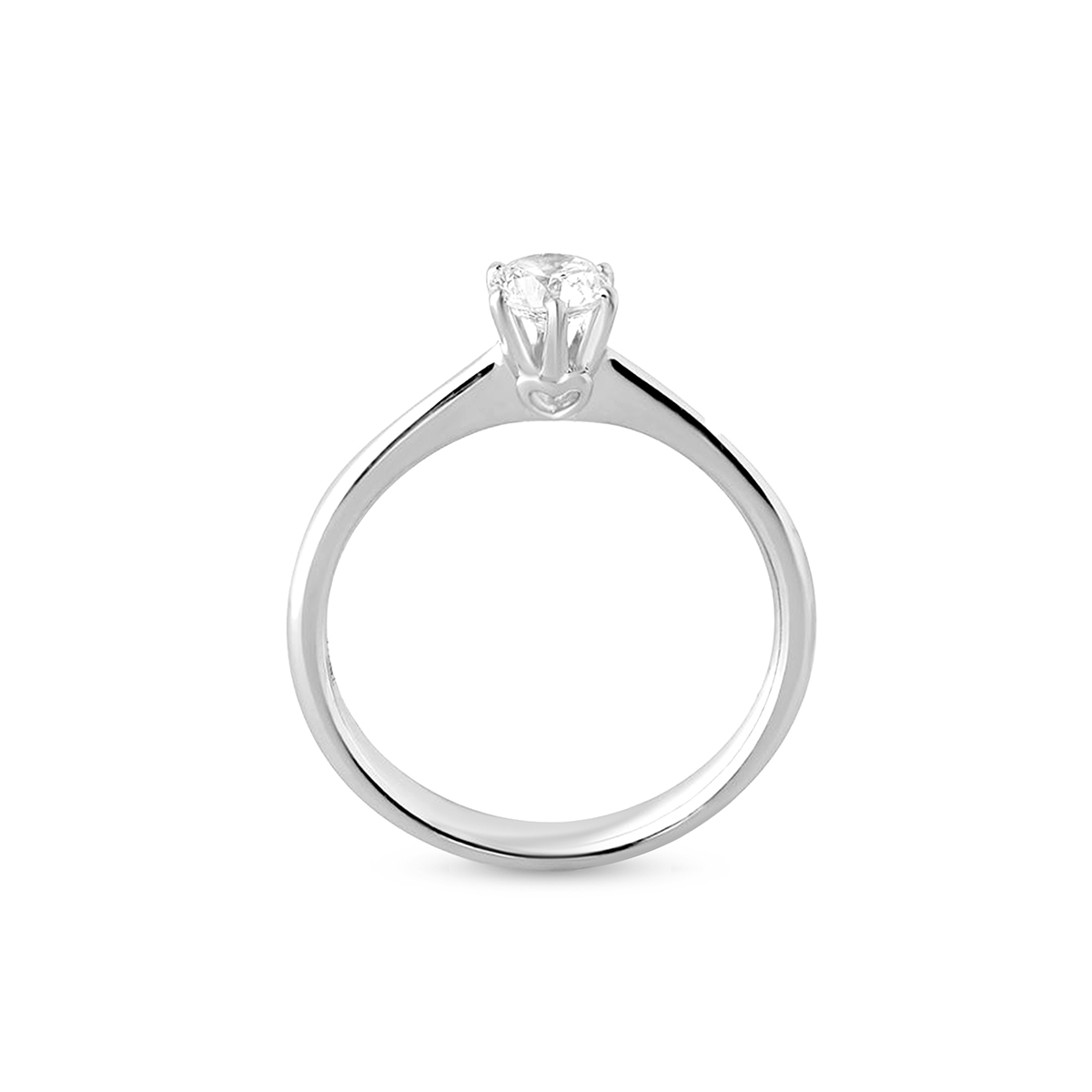 Pierścionek białe złoto Recarlo