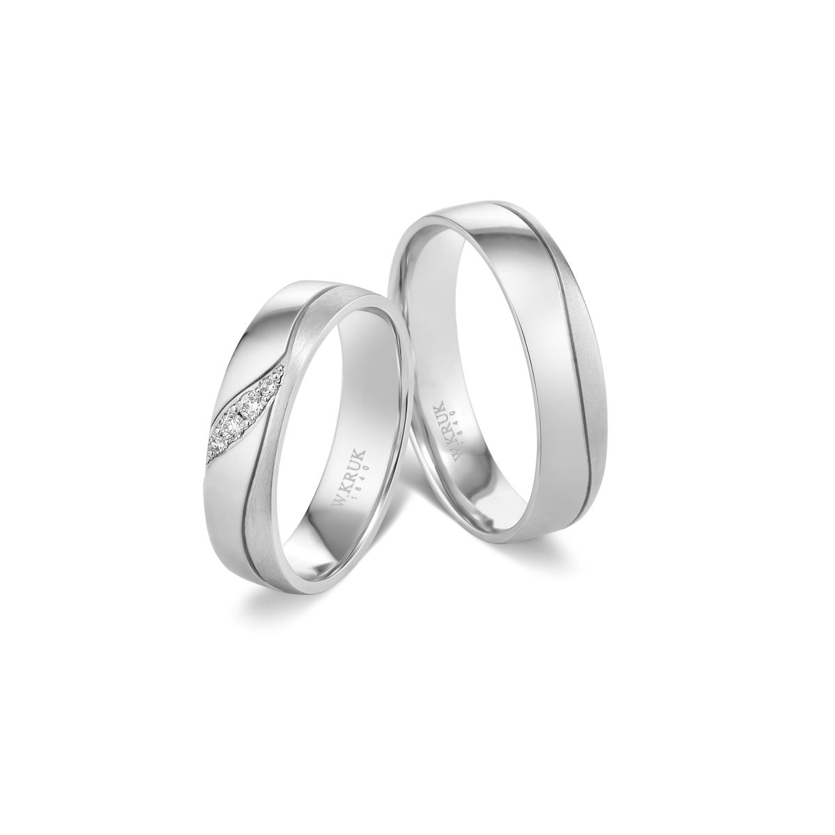 Obrączka złota BELLUNO męska