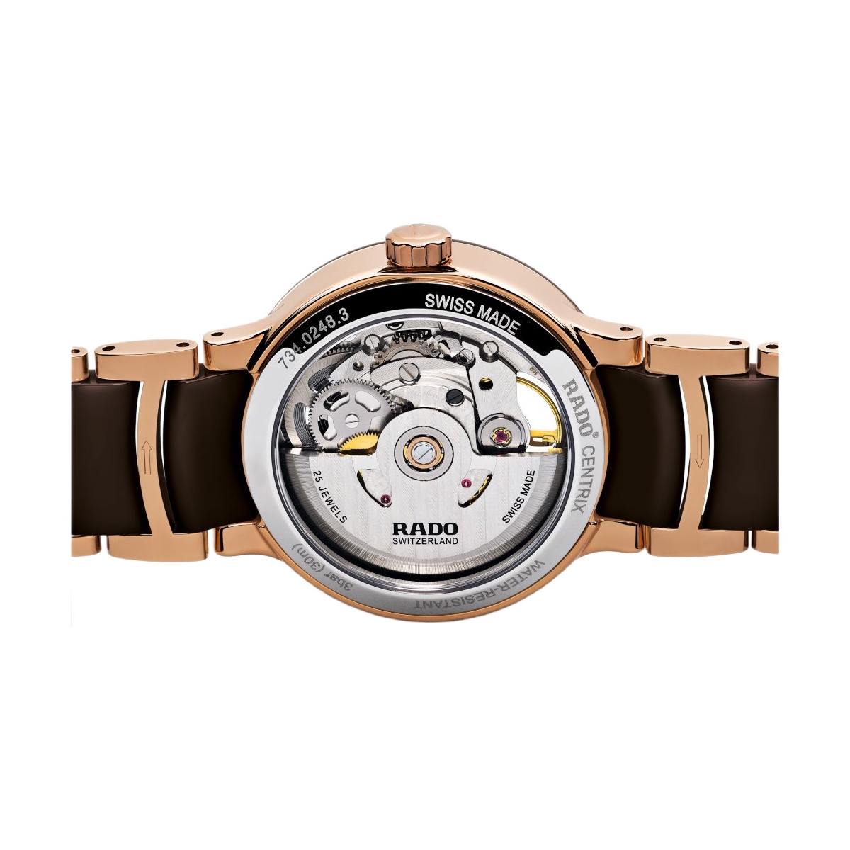 ZEGAREK RADO Centrix Automatic Diamonds Open Heart