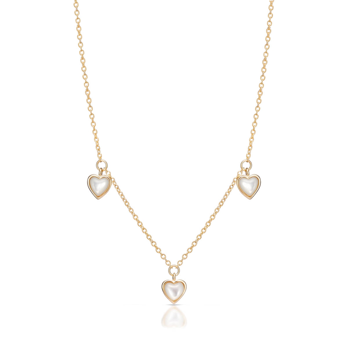 Naszyjnik srebrny pozłacany W.KRUK