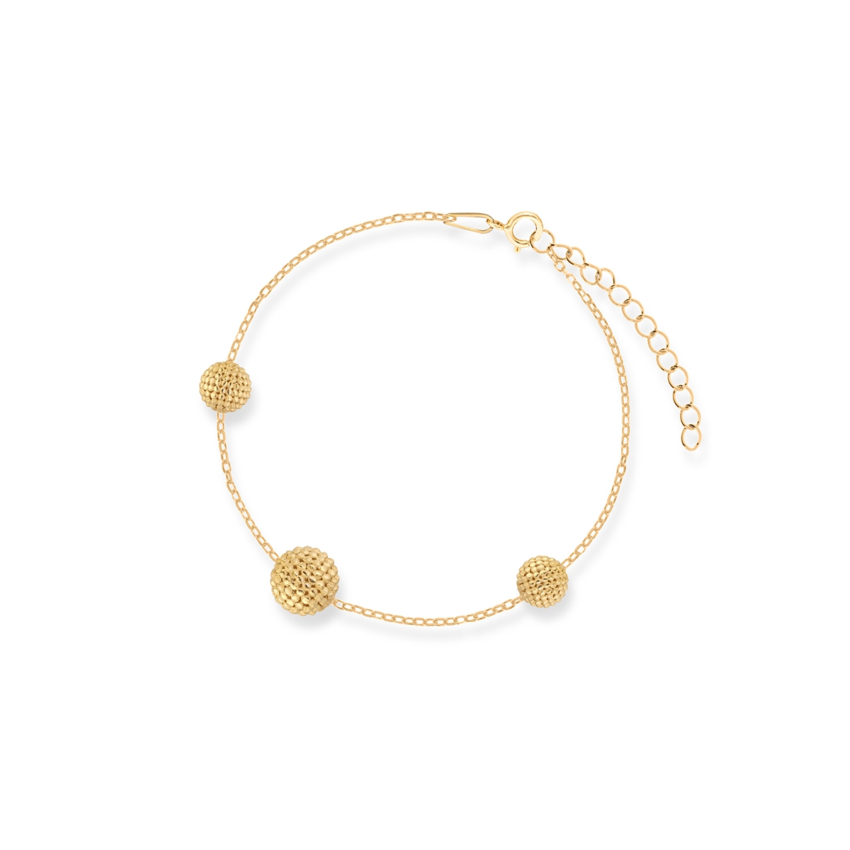 Bransoleta srebrna pozłacana