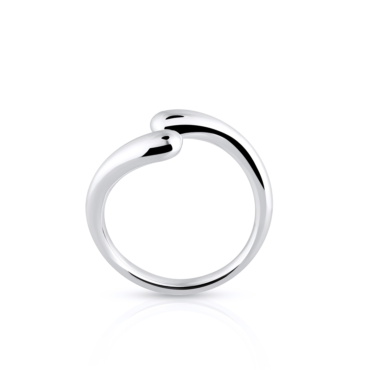 Pierścionek srebrny basic