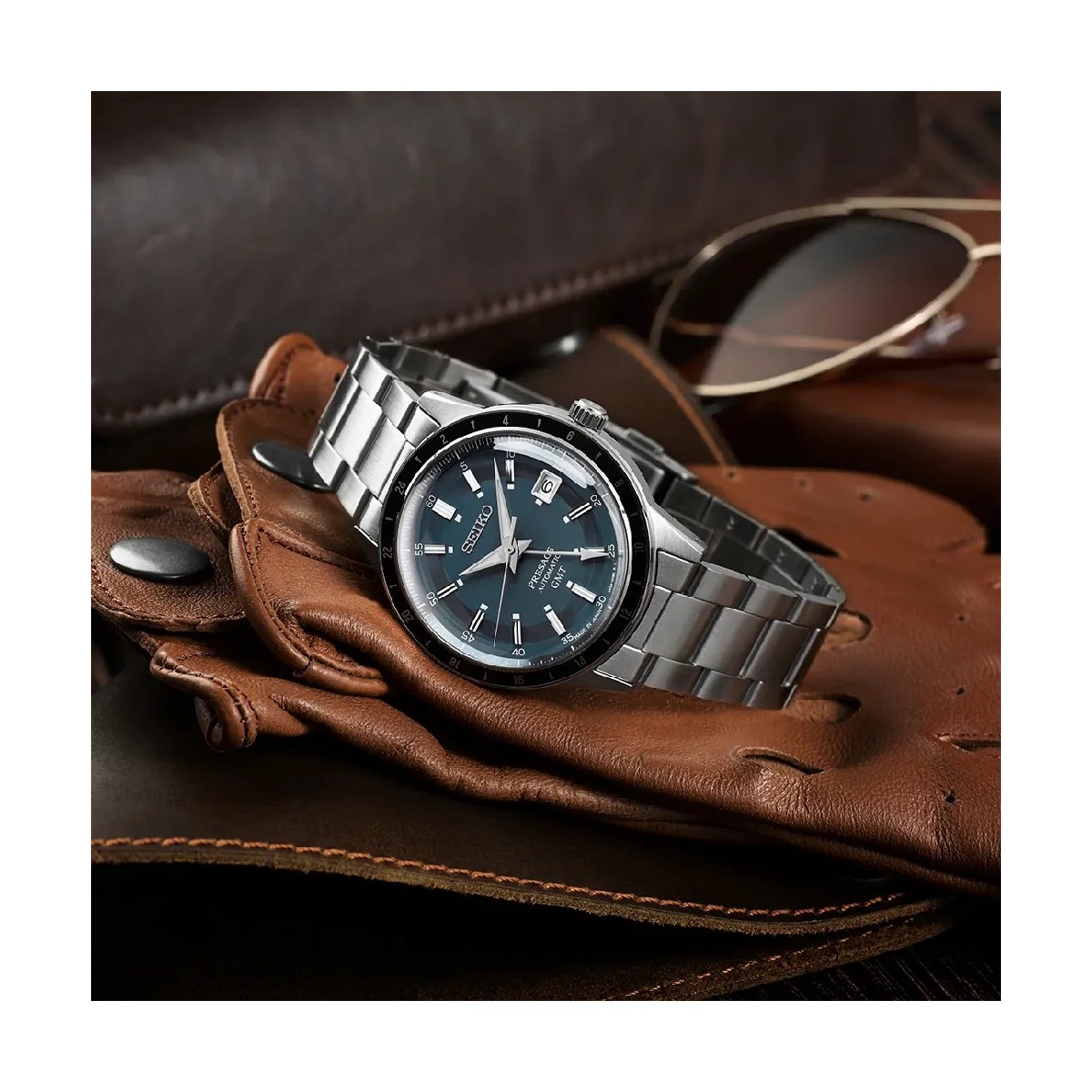 ZEGAREK SEIKO PRESAGE STYLE 60''S AUTOMATIC GMT