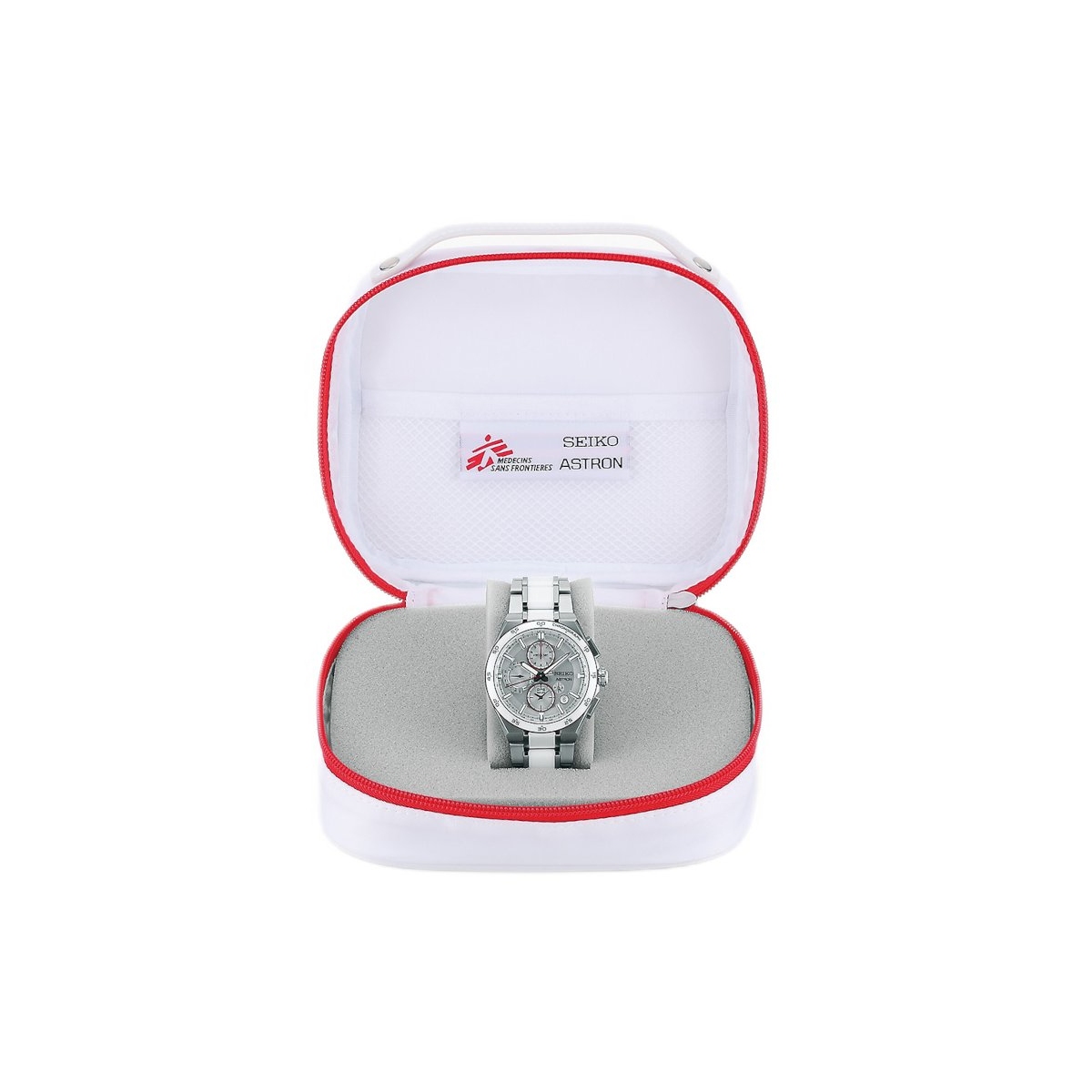 ZEGAREK SEIKO ASTRON X MEDECINS SANS FRONTIERES GPS SOLAR CHRONOGRAPH LIMITED EDITION