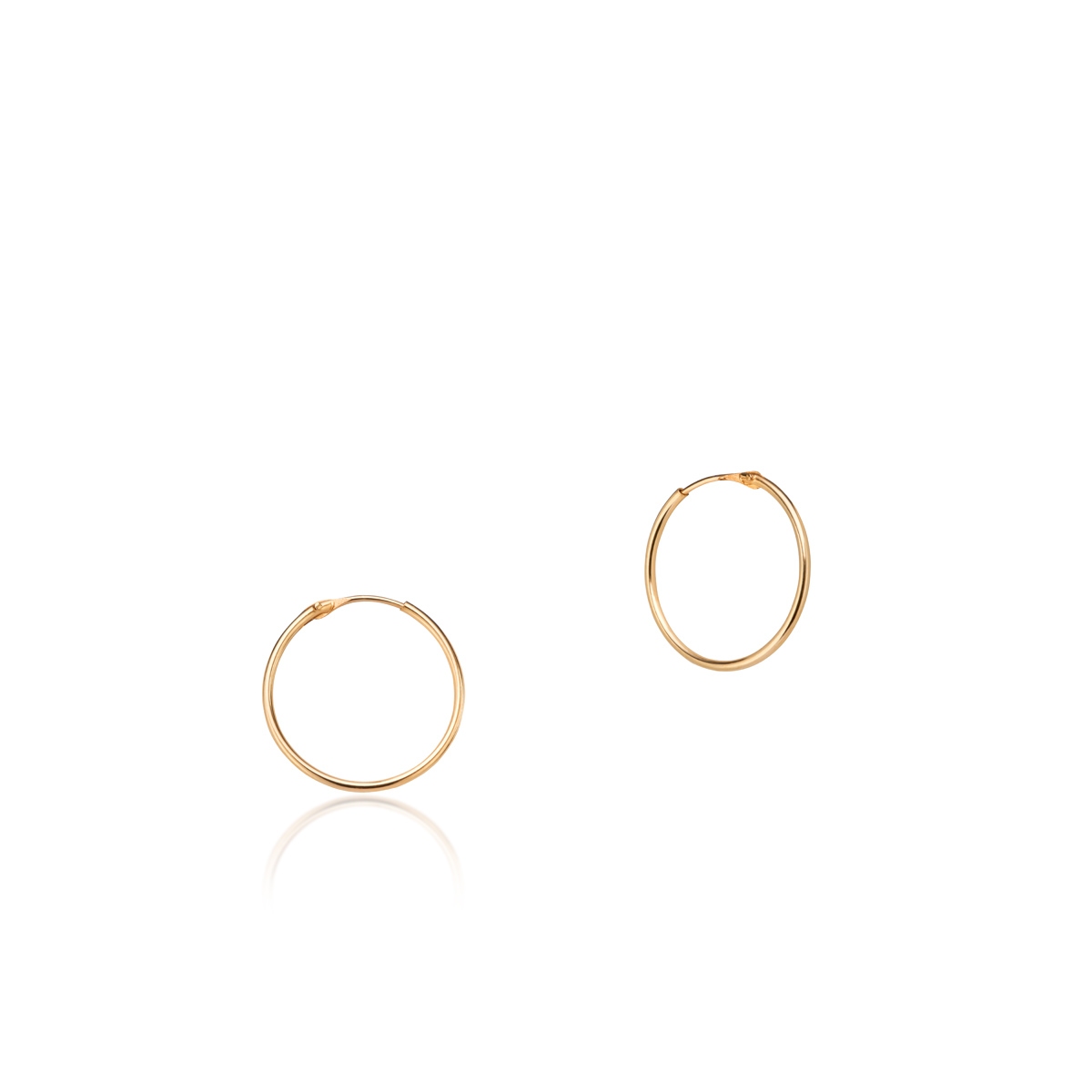 Kolczyki złote koła