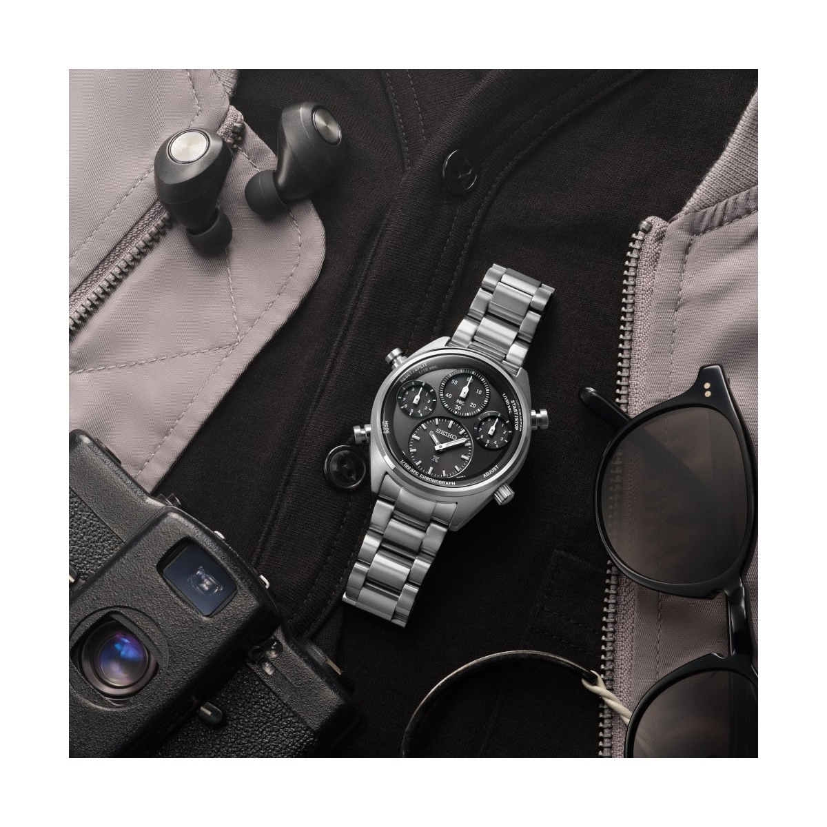 ZEGAREK SEIKO PROSPEX SPEEDTIMER SOLAR ONE HUNDRETH OF A SECOND