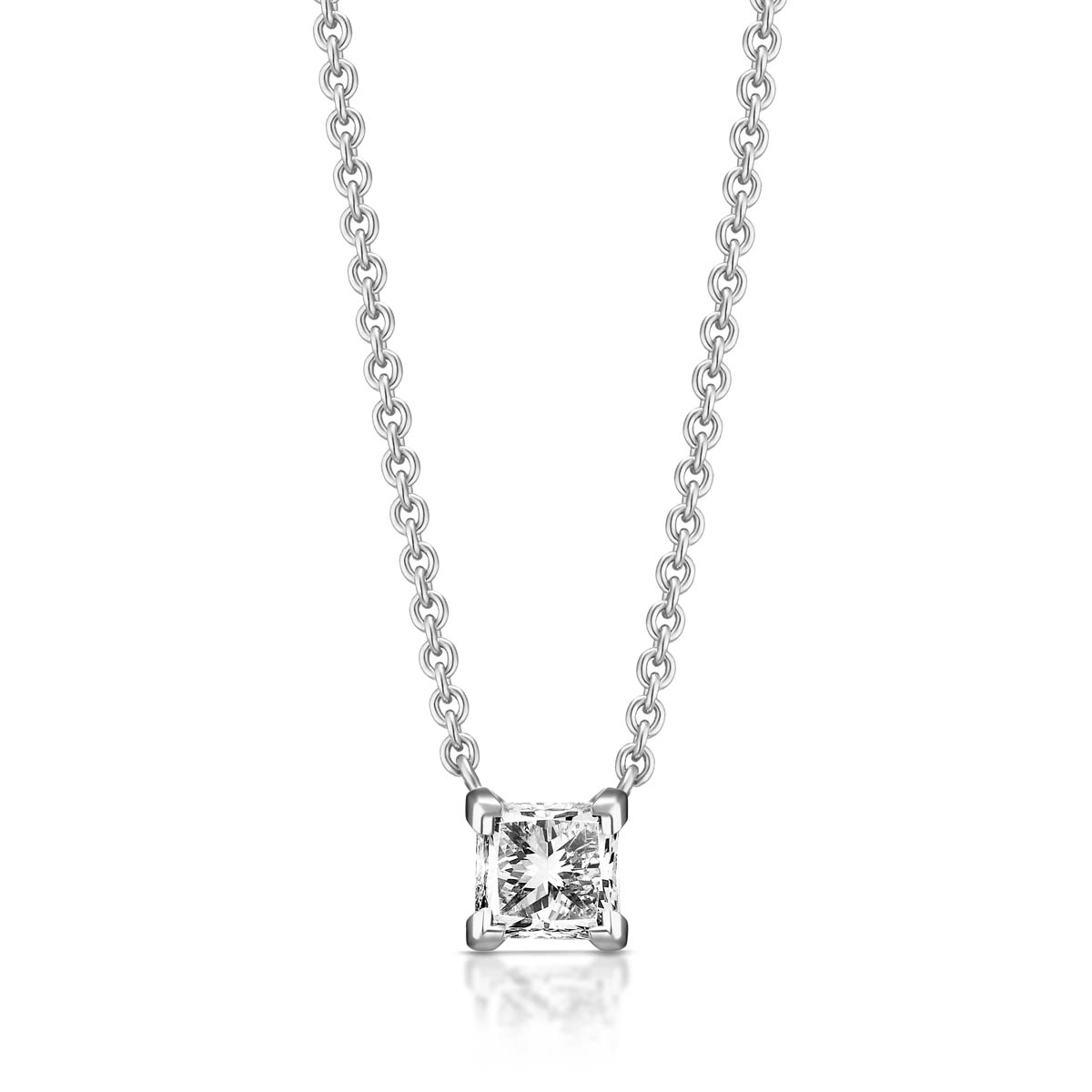 Naszyjnik białe złoto Niezwykły