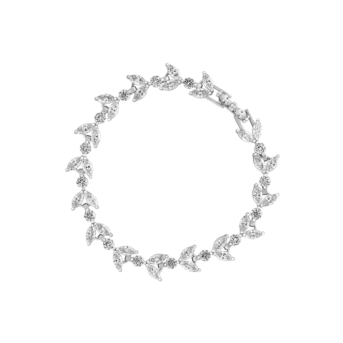 Bransoletka wieczorowa z cyrkoniami