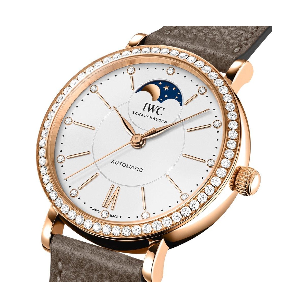 ZEGAREK IWC SCHAFFHAUSEN PORTOFINO AUTOMATIC MOON PHASE 37
