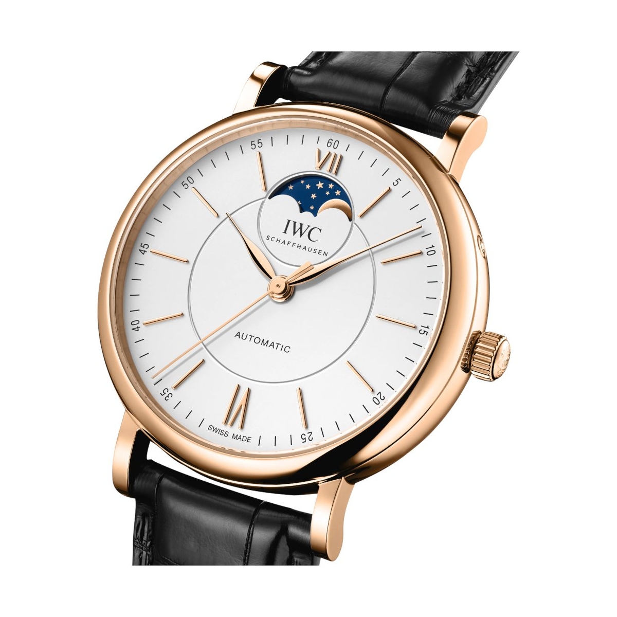 ZEGAREK IWC SCHAFFHAUSEN PORTOFINO AUTOMATIC MOON PHASE