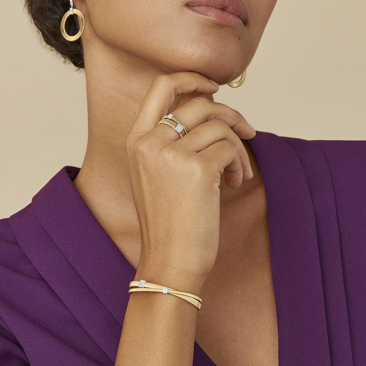 Bransoleta złota z brylantami Marco Bicego