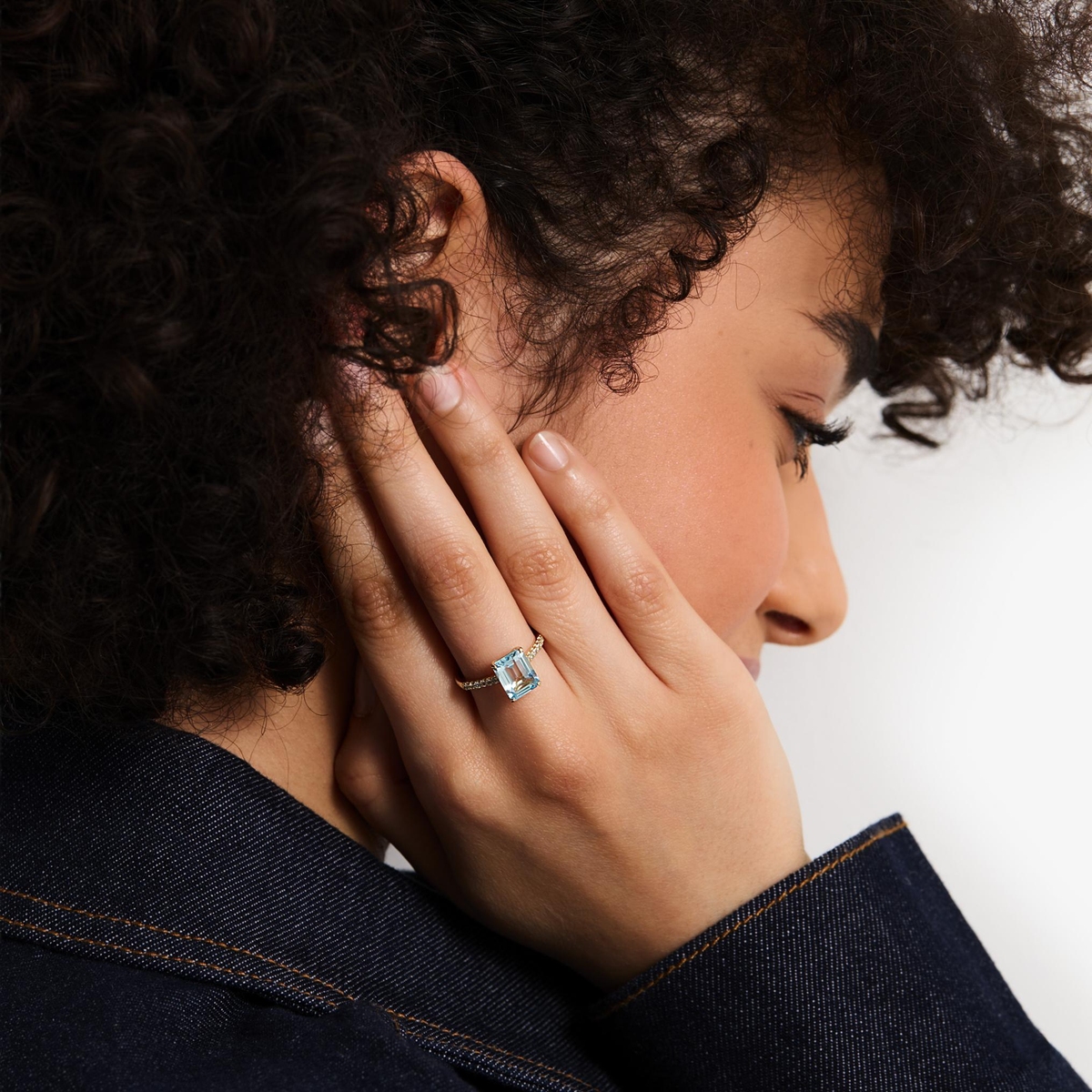 Pierścionek złoty Maria Antonina