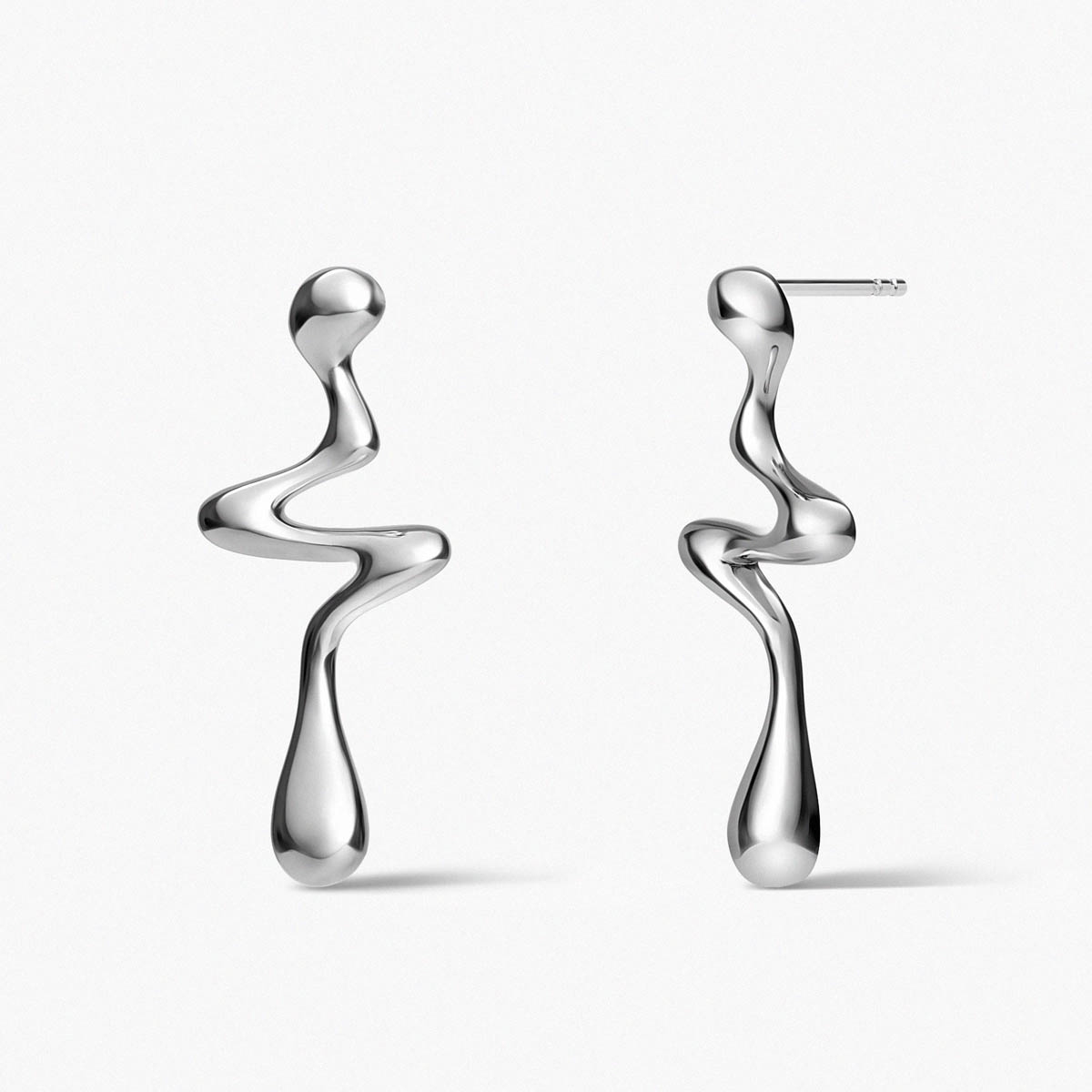 Kolczyki srebrne Modern