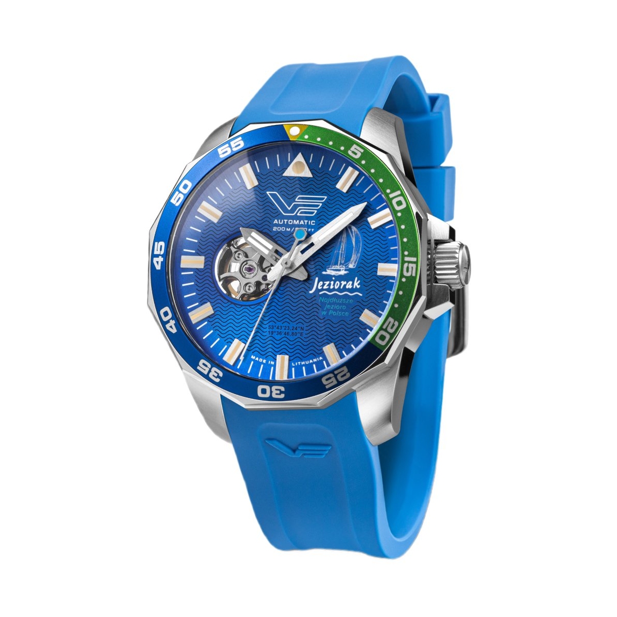 ZEGAREK VOSTOK EUROPE ROCKET N-1 MAZURY JEZIORO JEZIORAK LIMITED EDITION