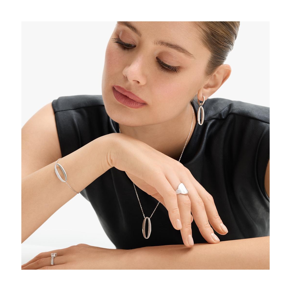 Kolczyki srebrne z cyrkoniami