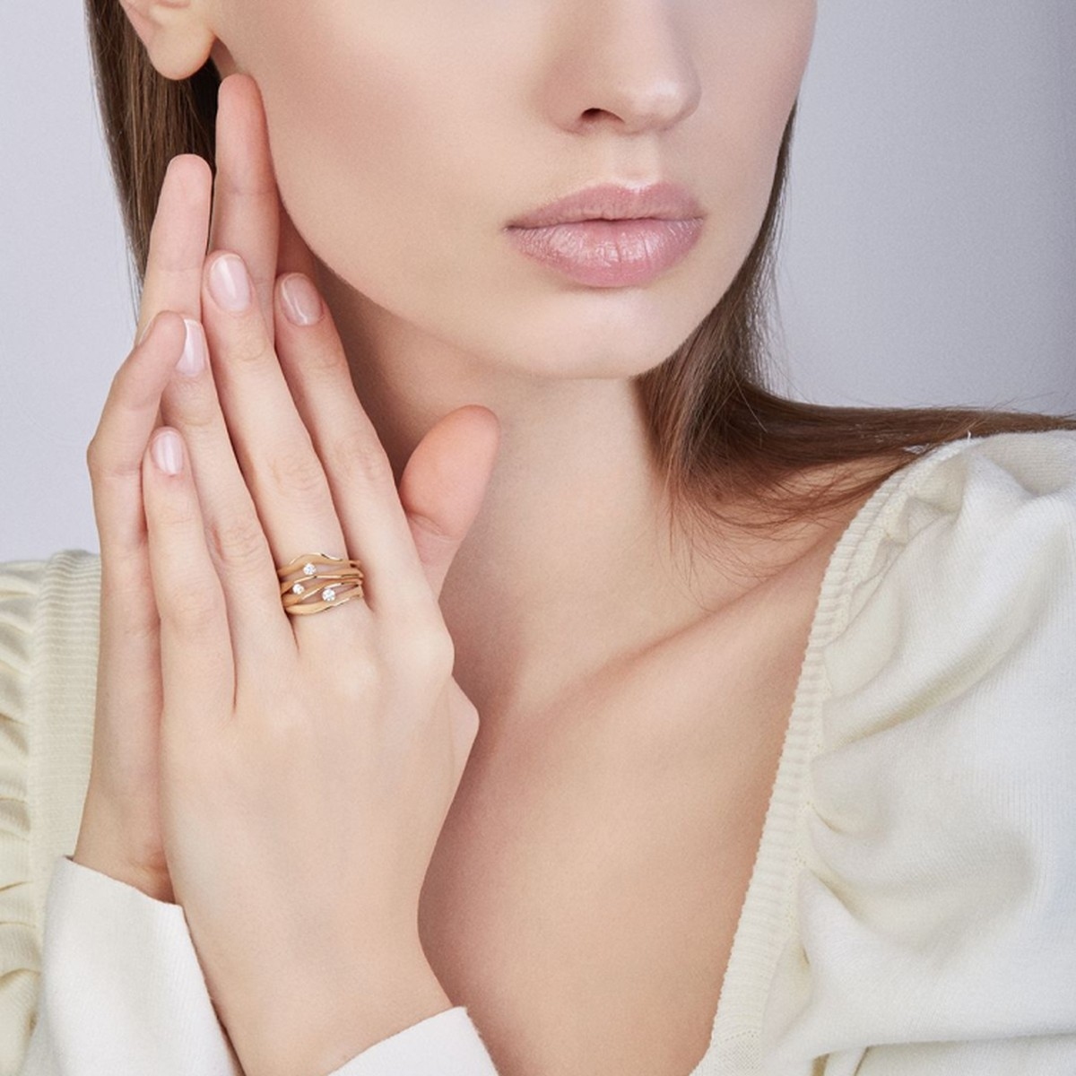 Pierścionek złoty Anna Maria Camilli