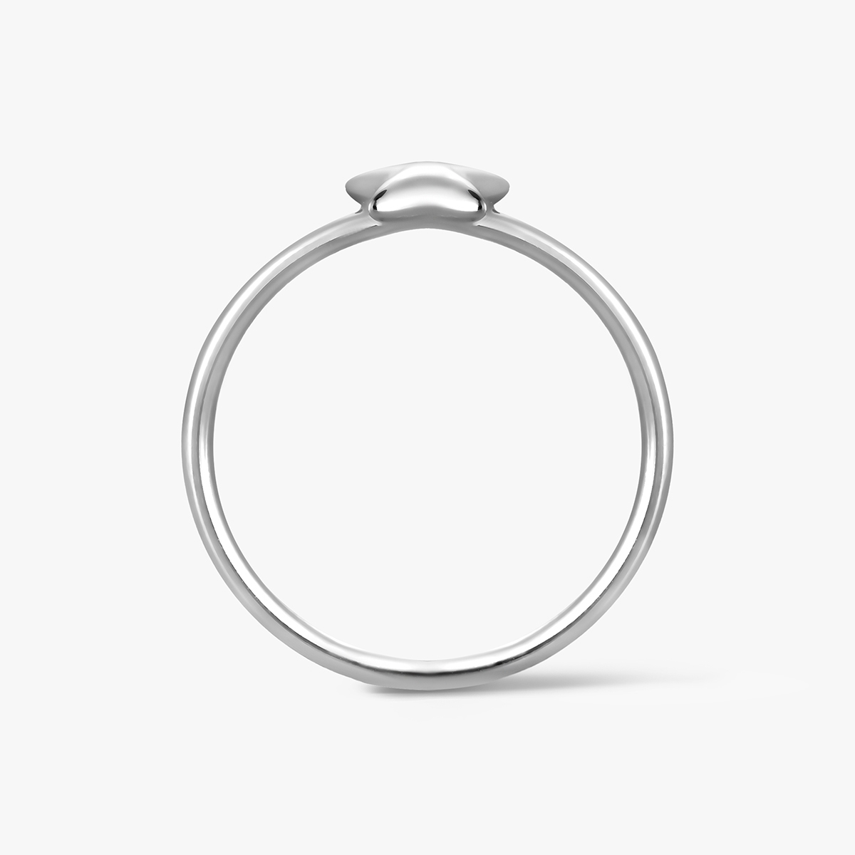 Pierścionek srebrny z gwiazdką