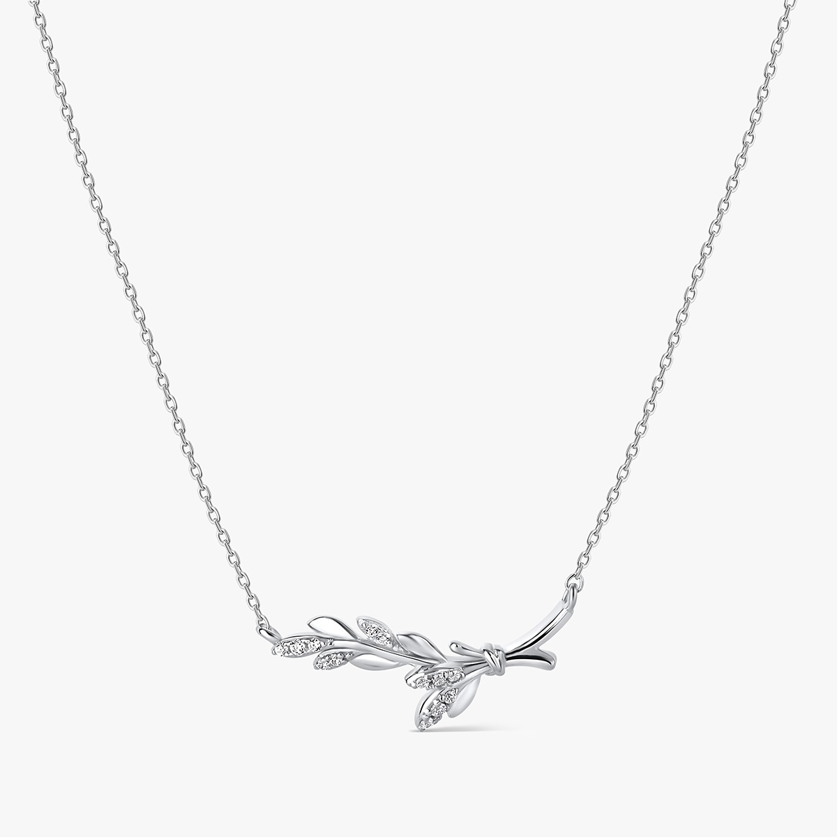 Naszyjnik srebrny z cyrkoniami