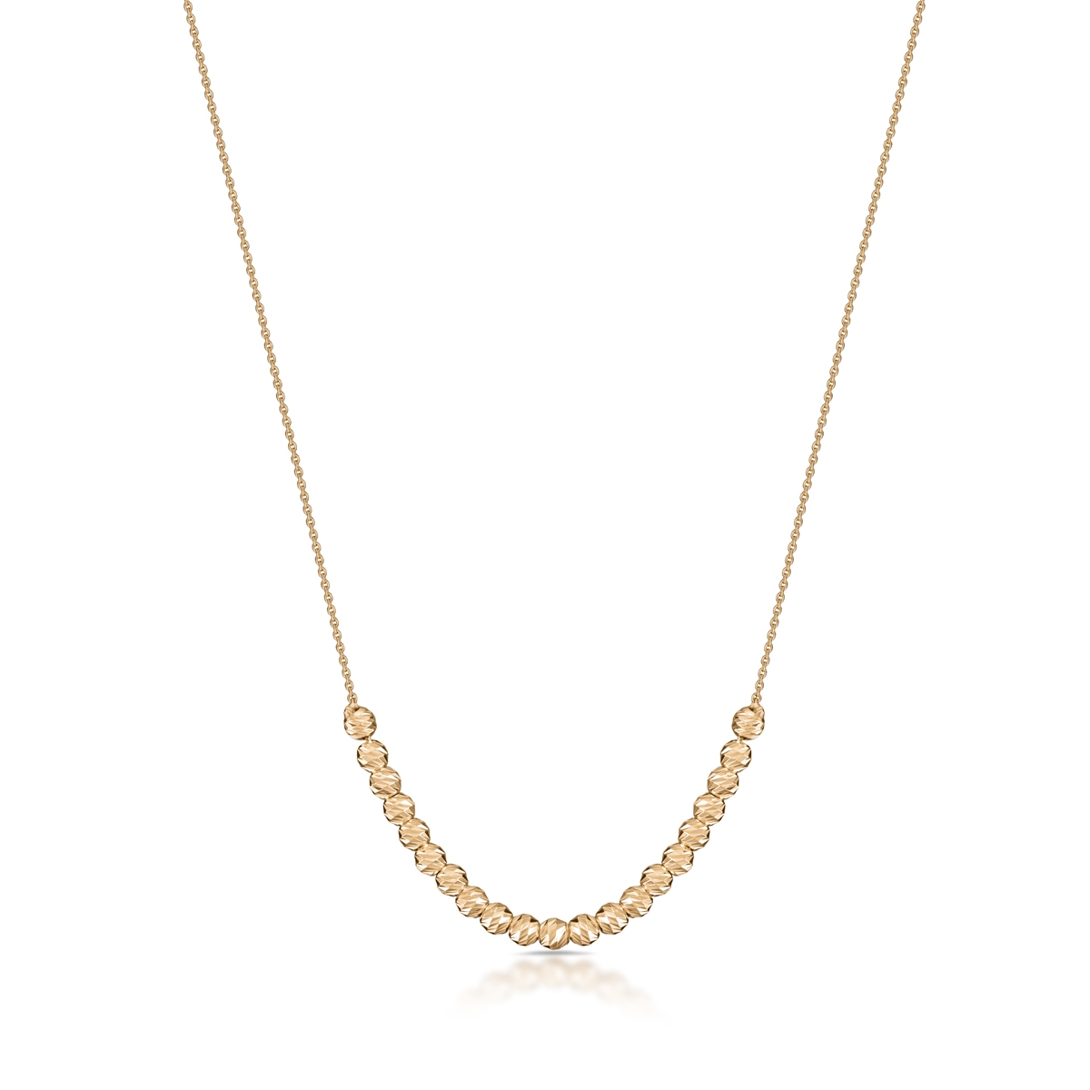 Naszyjnik złoty z kulkami
