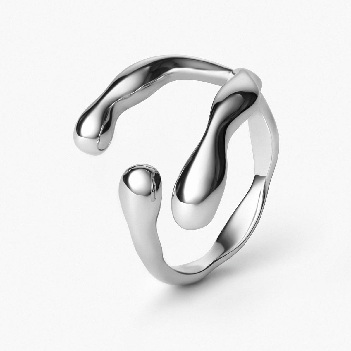 Pierścionek srebrny Modern