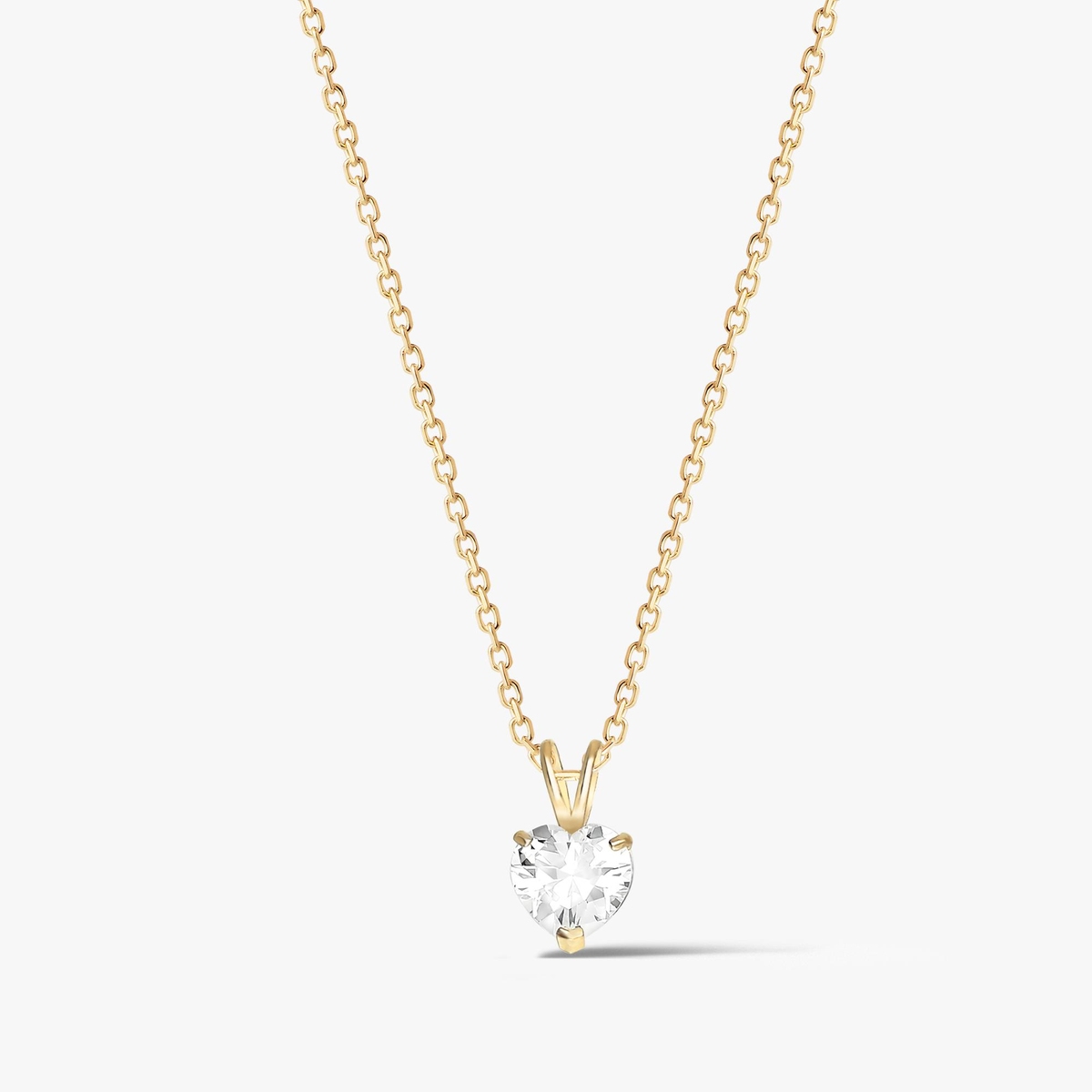 Wisiorek złoty z cyrkonią