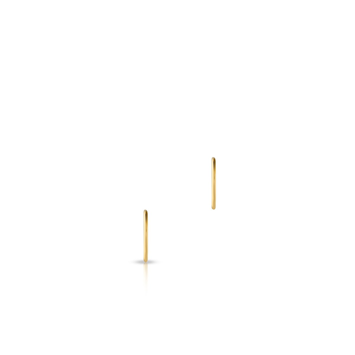 Kolczyki srebrne pozłacane