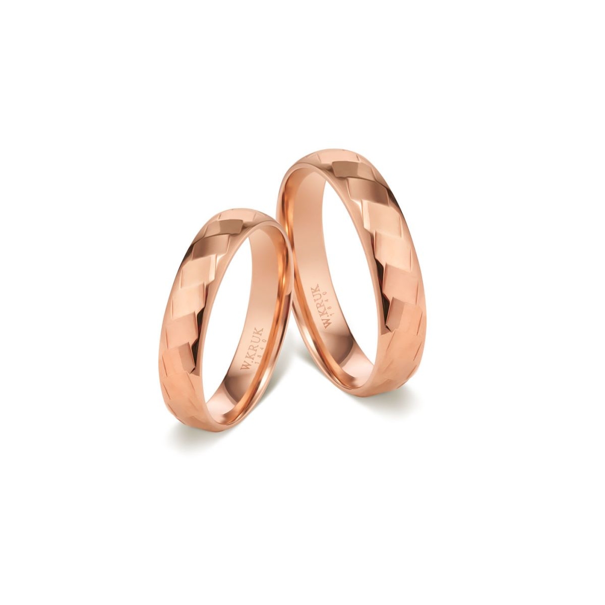 Obrączka złota SHINY męska