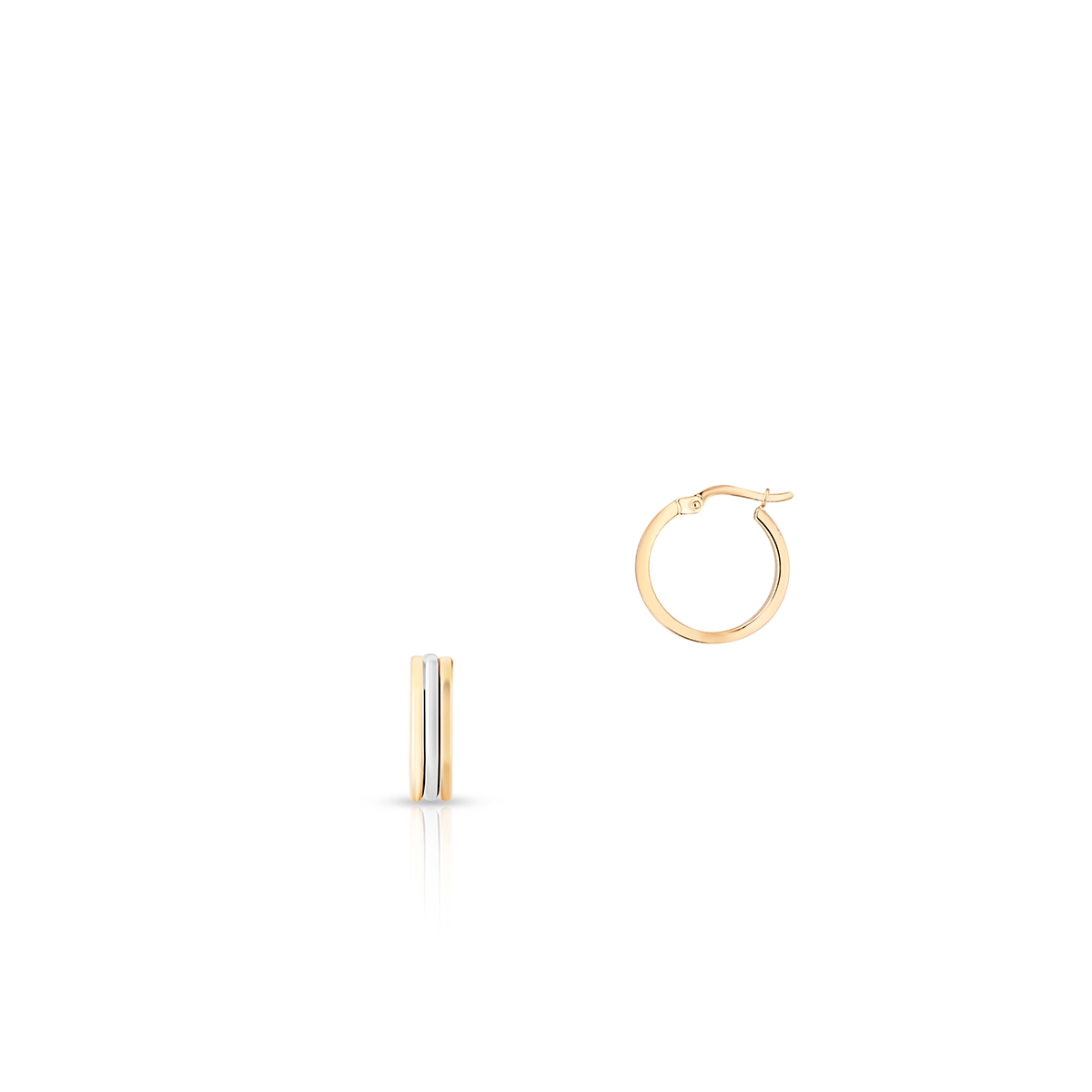 Kolczyki złote kółka