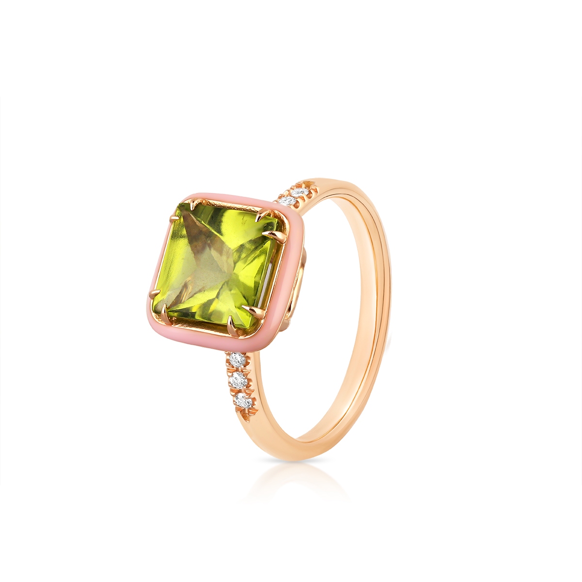 Pierścionek złoty Enrico Capra