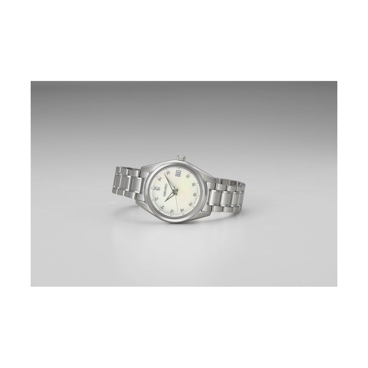 ZEGAREK SEIKO CLASSIC QUARTZ DIAMONDS