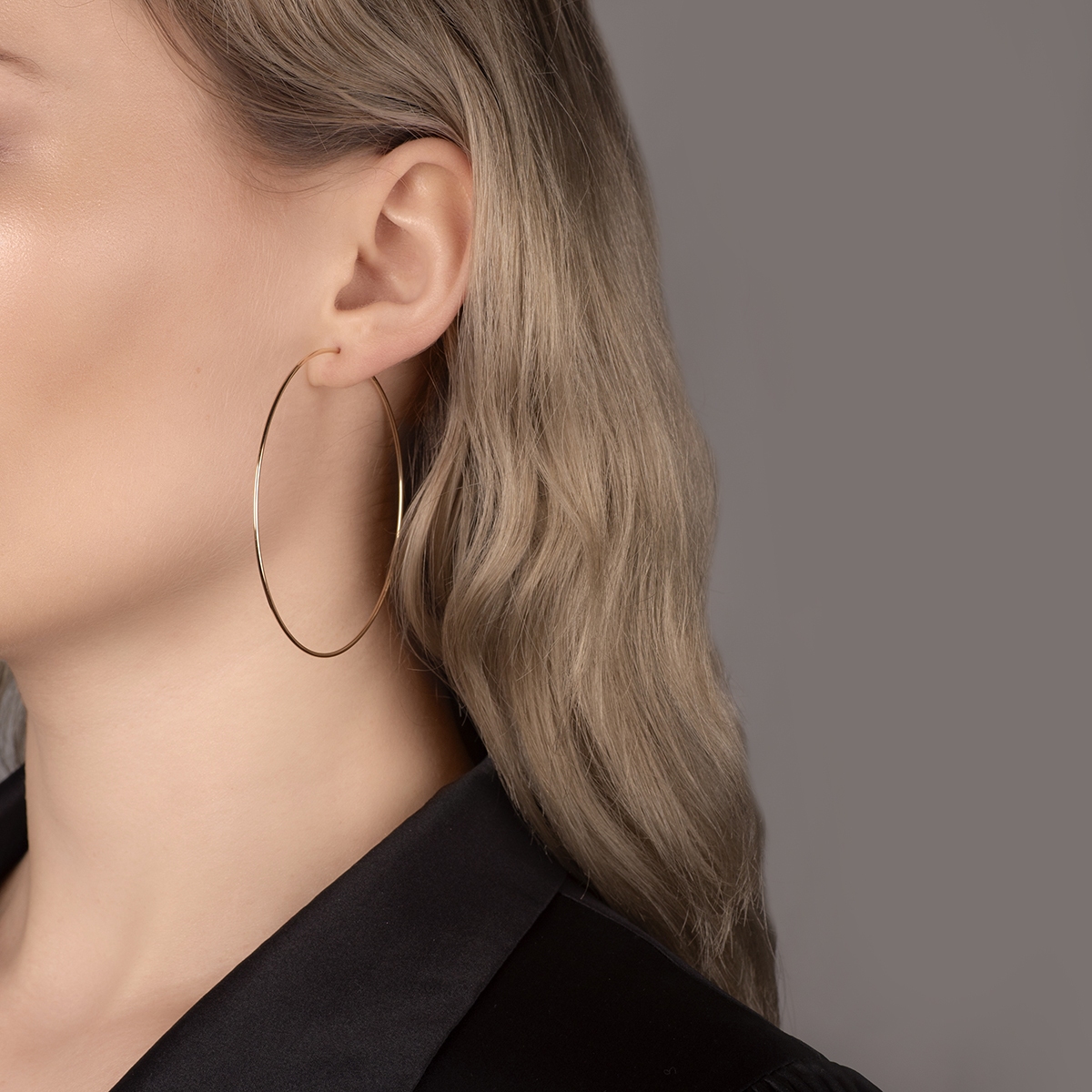 Kolczyki złote koła