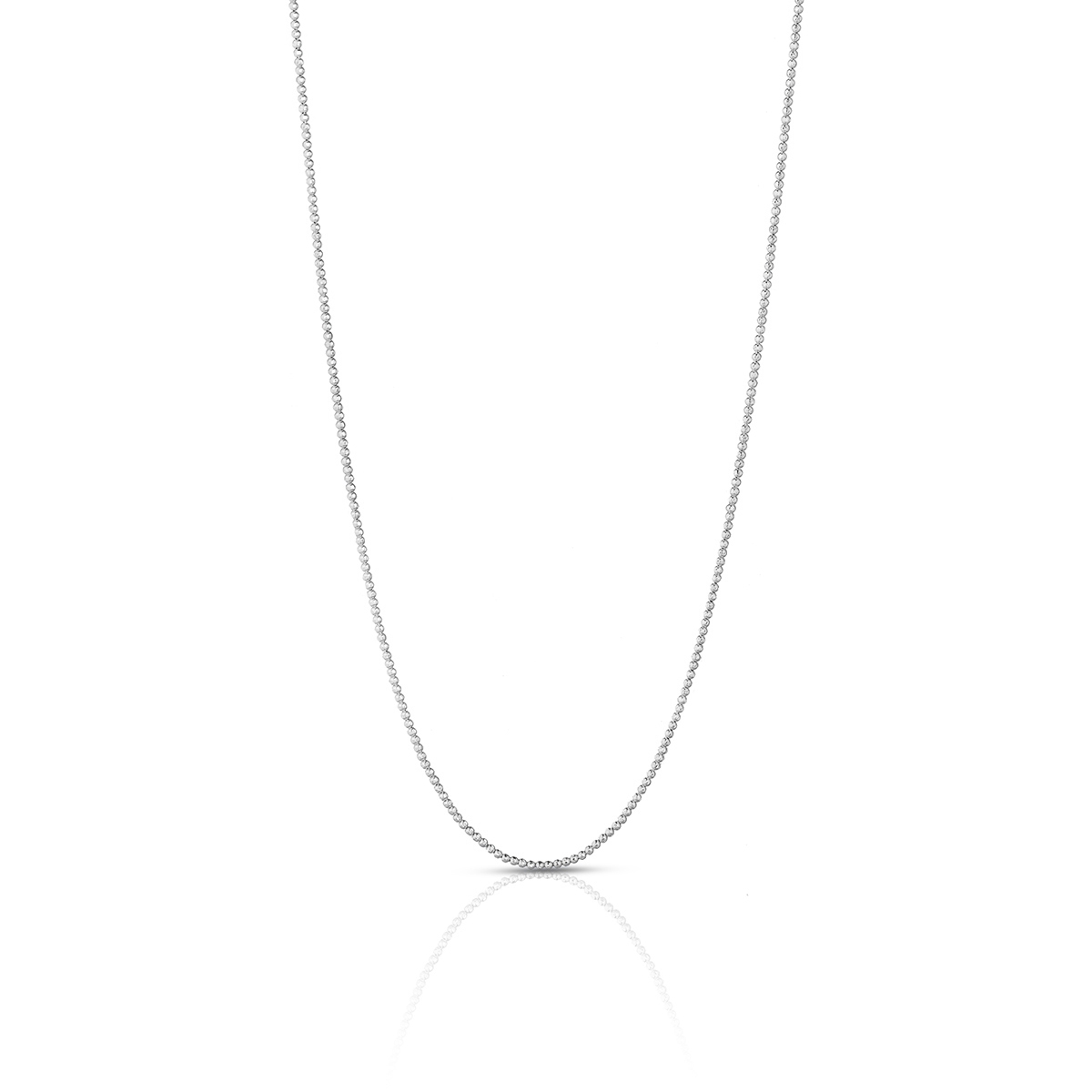 Łańcuszek srebrny kulka