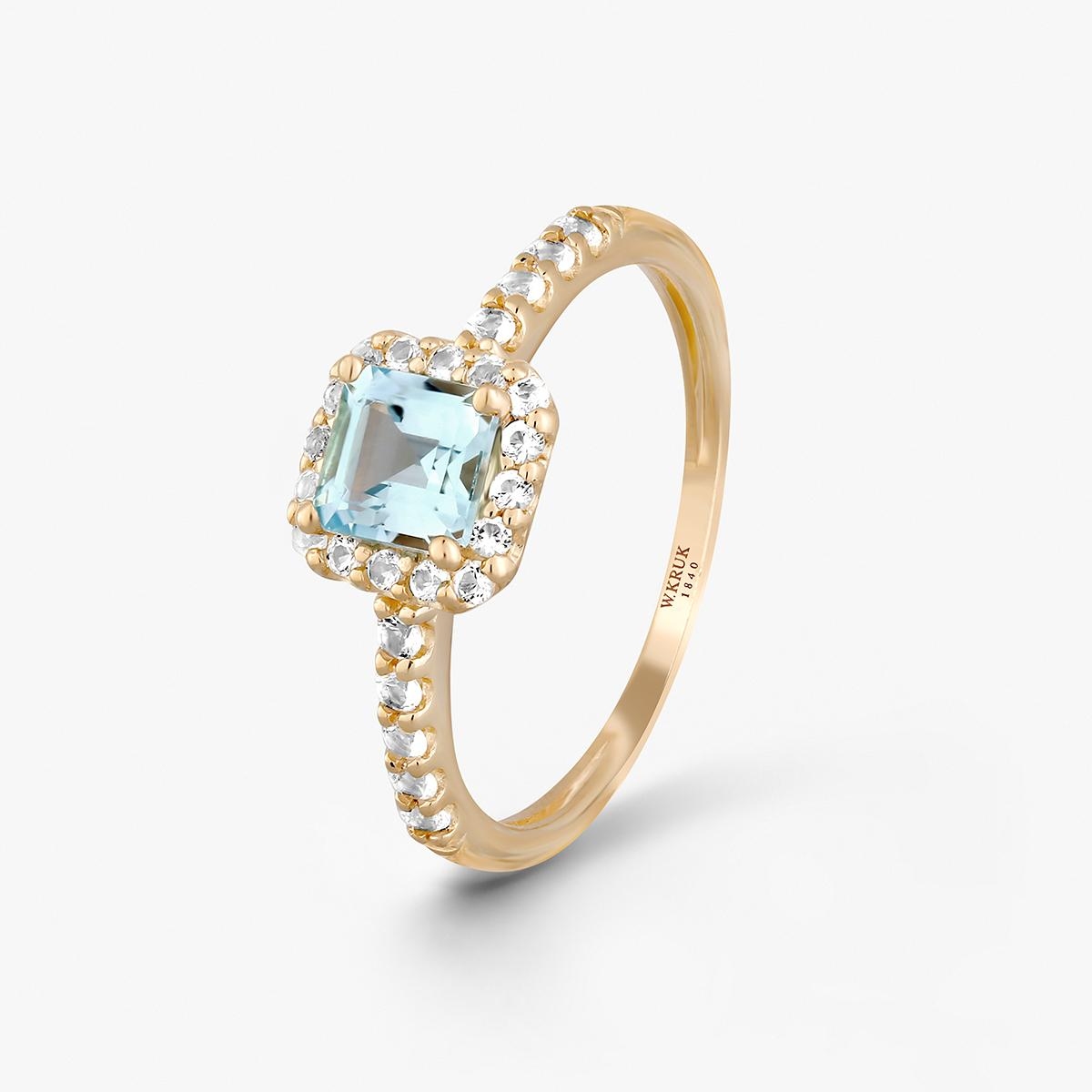 Pierścionek złoty Maria Antonina